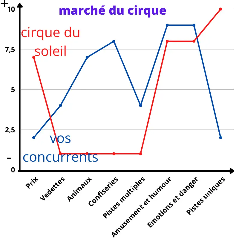 canevas stratégique exemple marché du cirque