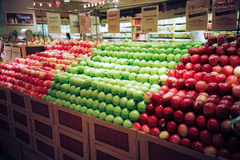 l'assortiment du point de vente