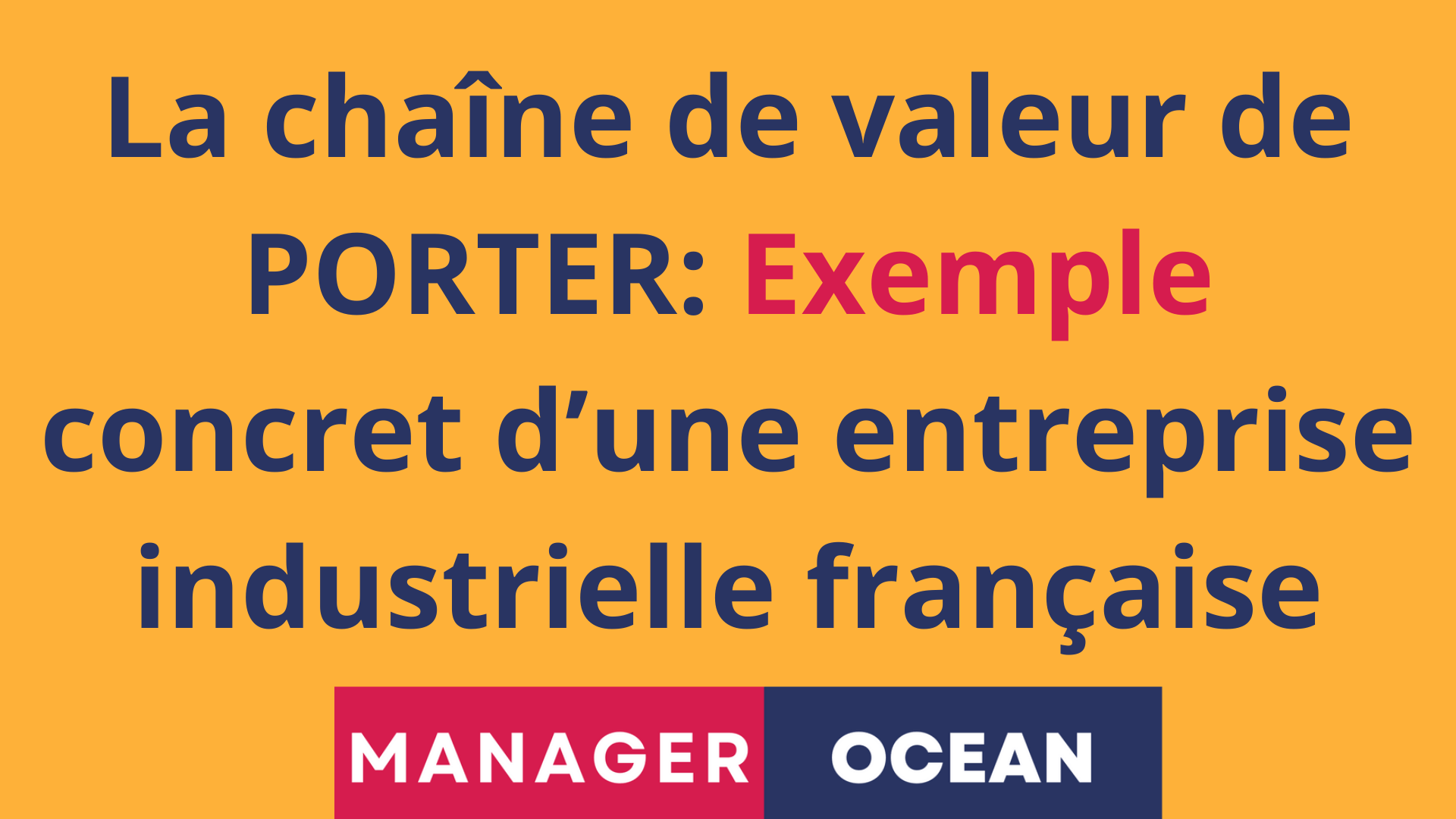 Chaine de valeur de Porte exemple concret d'une entreprise française en 2024