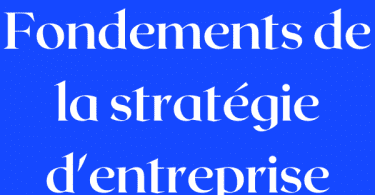 stratégie d'entreprise
