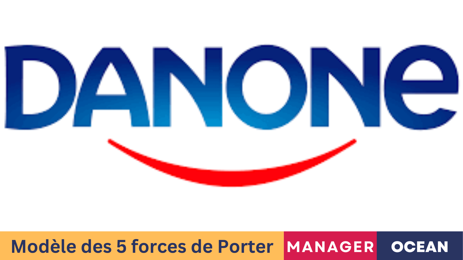 5 forces de Porter exemple Danone 2024