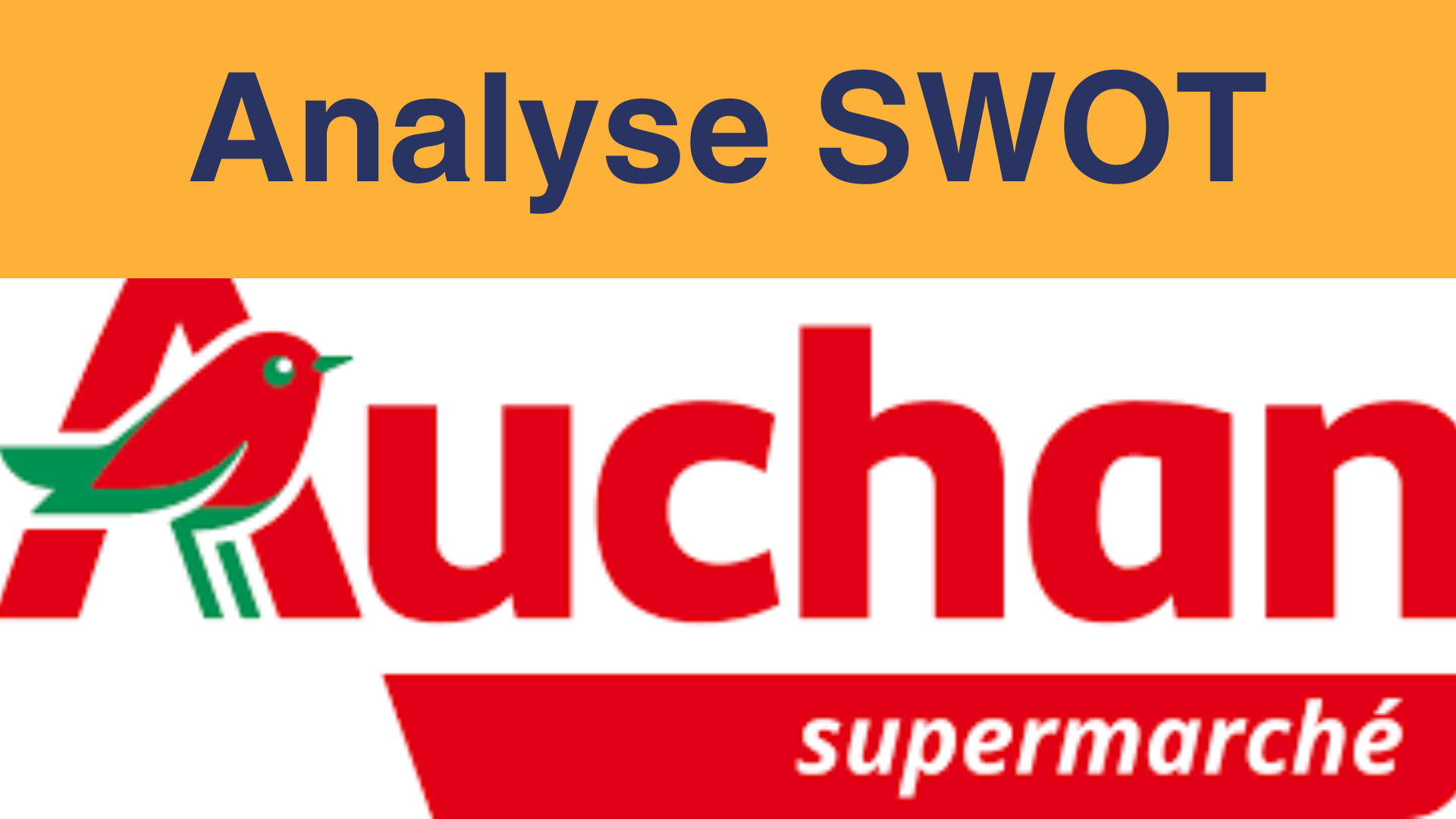 matrice swot auchan 2024, analyse swot d'Auchan, diagnostic stratégique interne et externe d'auchan.