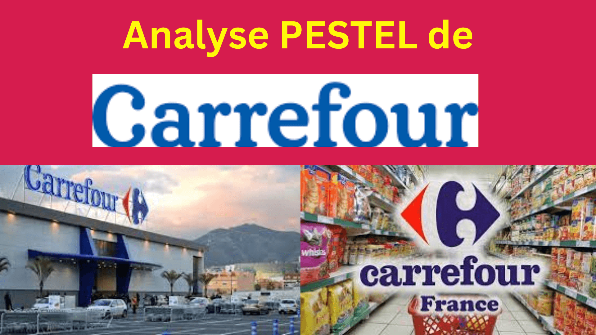 Analyse PESTEL de Carrefour 2024, diagnostic stratégique externe de Carrefour