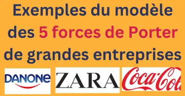 Exemples du modèle des 5 forces de Porter de grandes entreprises-2023-