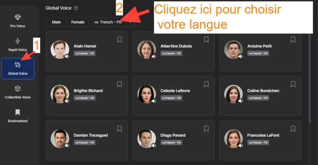 les tarifs du site Lovo.ai plateforme de génération de voix off par IA