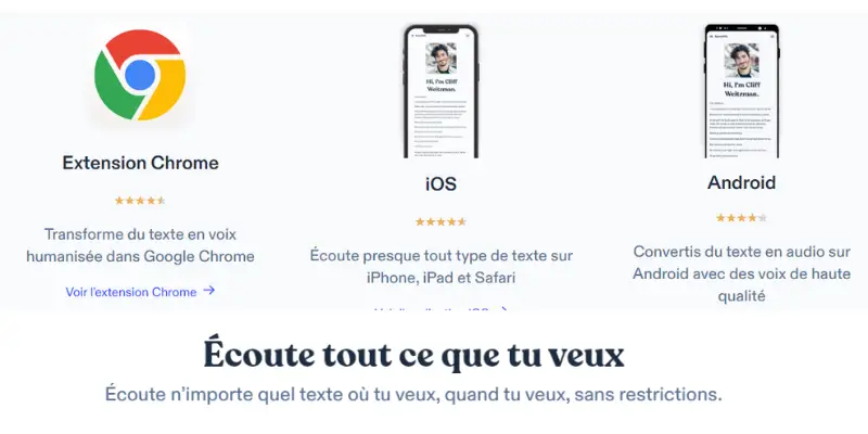 Speechify.com parmi les meilleurs sites de génération de voix off pour les étudiants en 2023