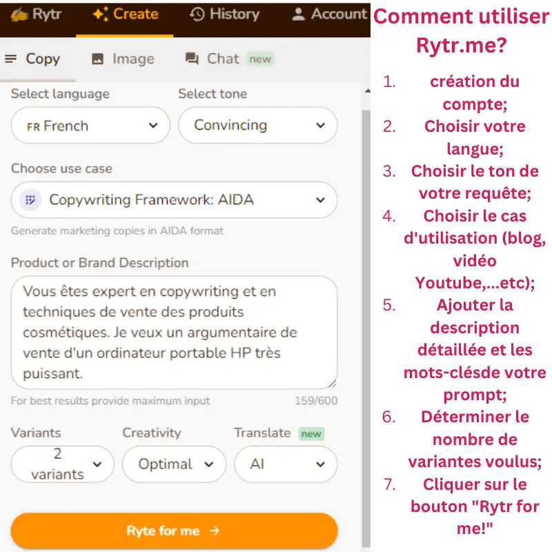 comment utiliser Rytr en 2023?