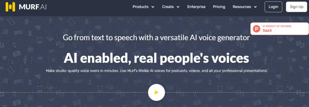 Murf.ai meilleur site de synthèse vocale par IA en 2024