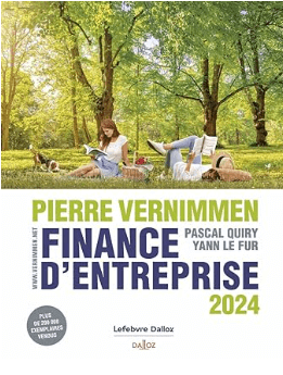 livre Finance d'entreprise de Pierre Vernimmen, Meilleur livre de la finance d'entreprise en 2024