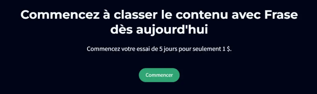 Frase.io meilleur site IA créateur du contenu optimisé pour le SEO en 2024