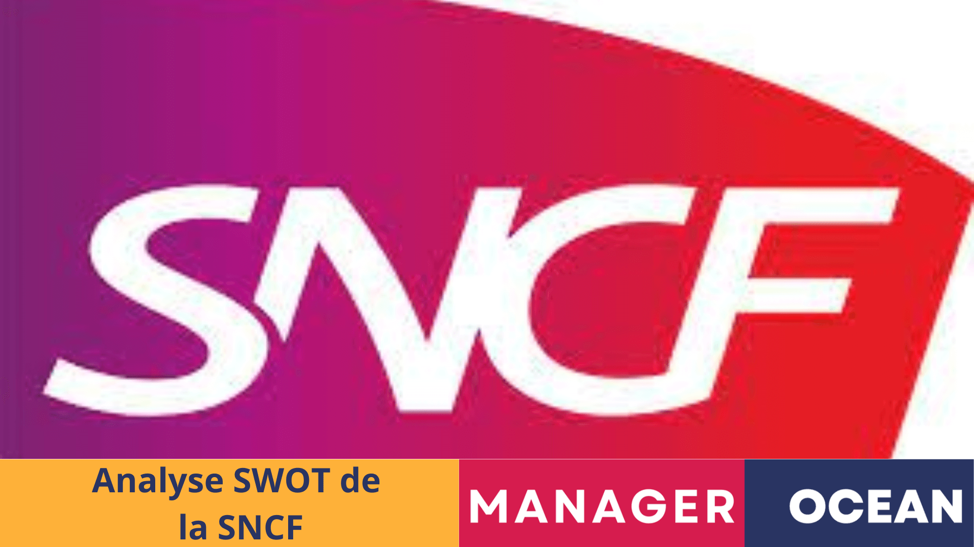 analyse swot sncf 2024, matrice swot de la SNCF