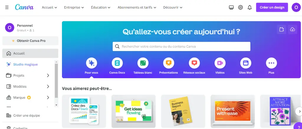 canva.com meilleur site IA gratuit de création de logo en 2024