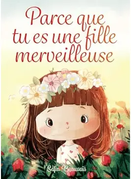 livre "parce que tu es une fille formidable: Des histoires inspirantes sur le courage, la force intérieure et la confiance en soi de Sofia Beauvais  , meilleur livre de confiance en soi pour les filles de 5-8 ans.