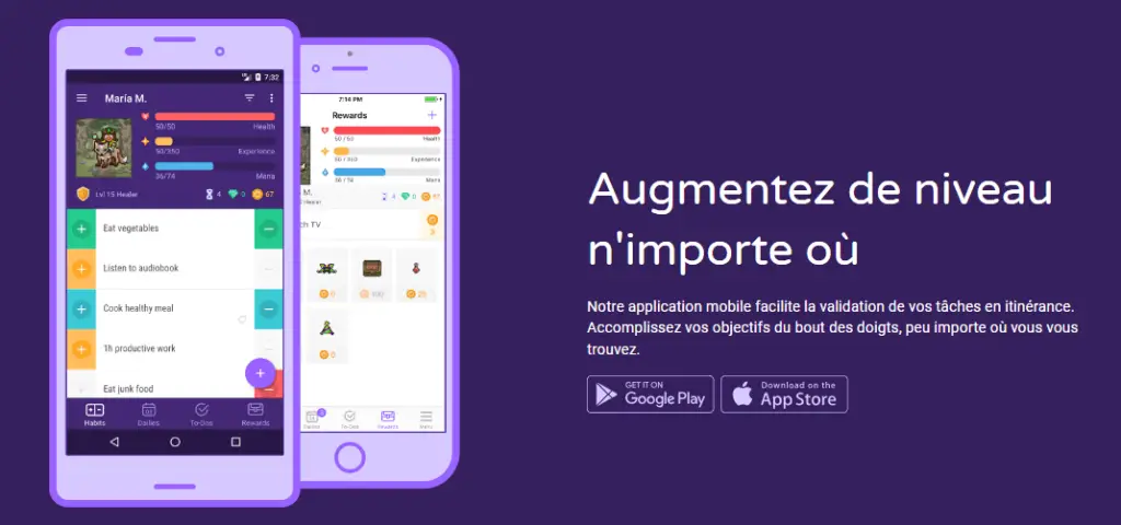 Habitica.com, meilleur site de productivité par IA en 2024