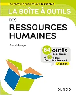 livre La Boîte à outils des Ressources Humaines de Annick Haegel, un des meilleurs livres de gestion des ressources humaines pour les débutants en 2024