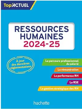 livre Top'Actuel - Ressources Humaines (RH) 2024-2025, de Hamza Merabet, meilleur livre de GRH pour les étudiants en 2024