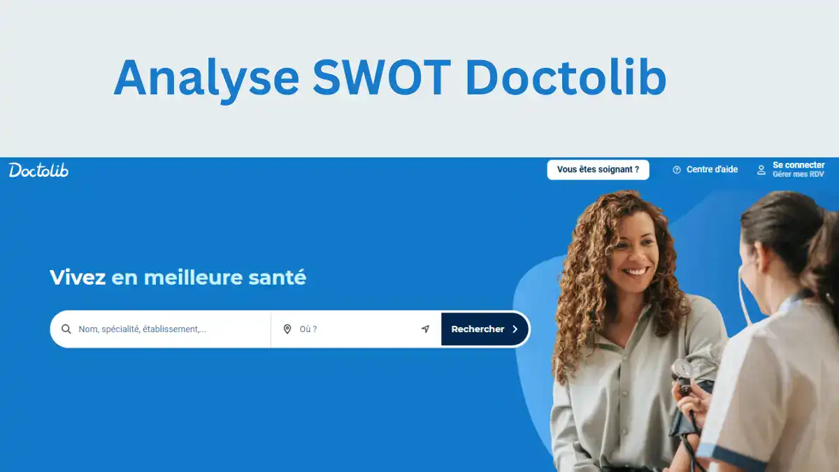 Analyse SWOT Doctolib, diagnostic interne et externe de Doctolib